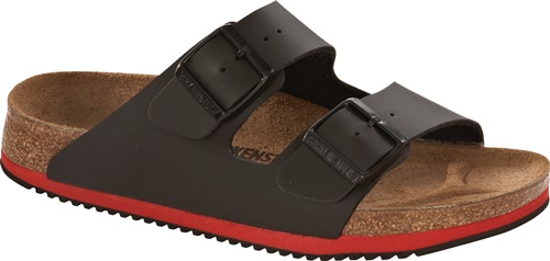 BIRKENSTOCK Sandale Arizona Super Grip Gr.37 schwarz Birko Flor DIN EN ISO 20347 BIRKENSTOCK