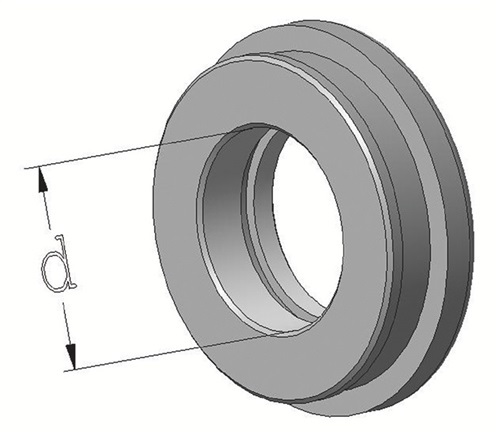 Dichtscheibe D.8mm f.Spannmutter ER 25 (430 E) PROMAT