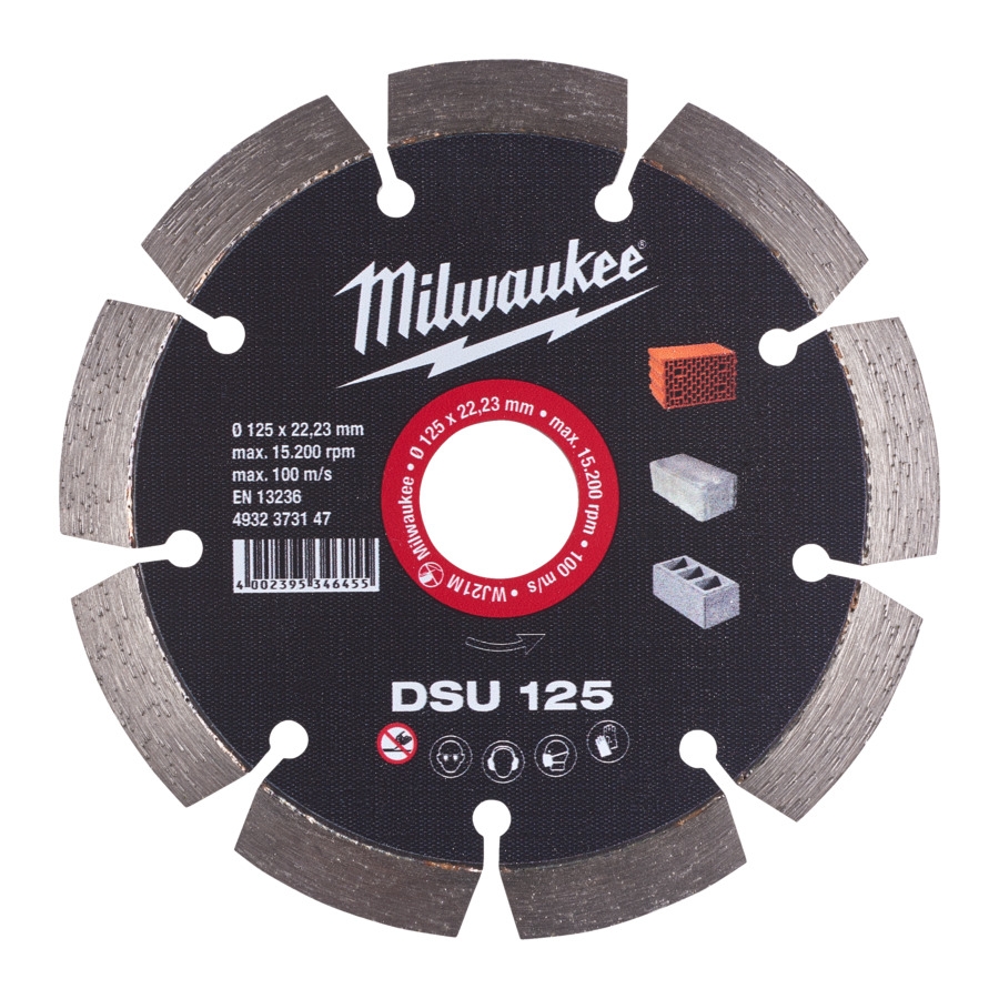 MILWAUKEE DIAMANTTRENNSCHEIBE DSU125 22,2MM