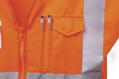 SAFESTYLE Warnweste EWALD Gr.XL orange EN ISO 20471 Kl.EN ISO 13688 SAFESTYLE