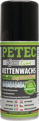 PETEC Kettenwachs Dry Lube 100ml translucent Spraydose PETEC