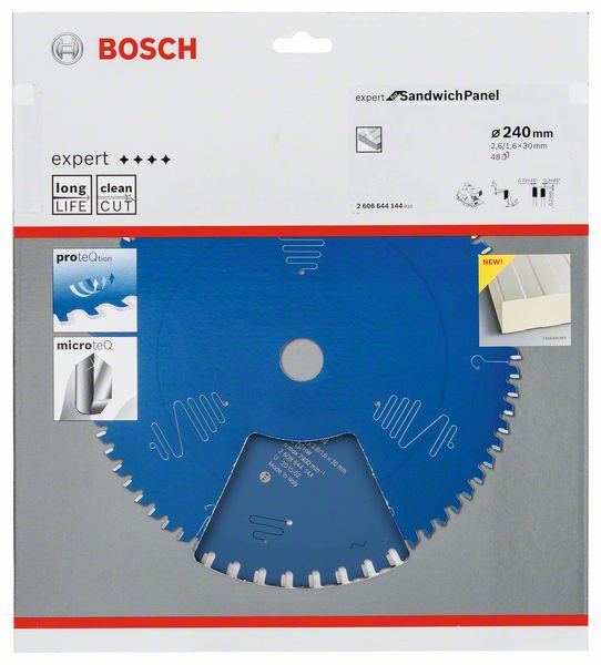 BOSCH Kreissägeblatt Expert for Sandwich Panel, 240 x 30 x 2,6 mm, 48