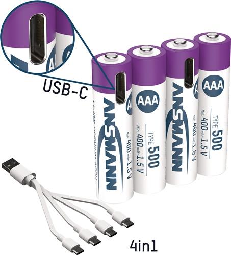 ANSMANN Akkuzelle 1,5V 400 mAh ANSMANN