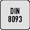 PROMAT Maschinenreibahle DIN 8093 H7 Form B D.13mm HM PROMAT