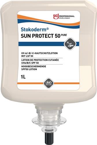 SC JOHNSON PROFESSIONAL UV-Hautschutzcreme Stokoderm® Sun Protect 50 PURE 1l unparfümiert Kartusche