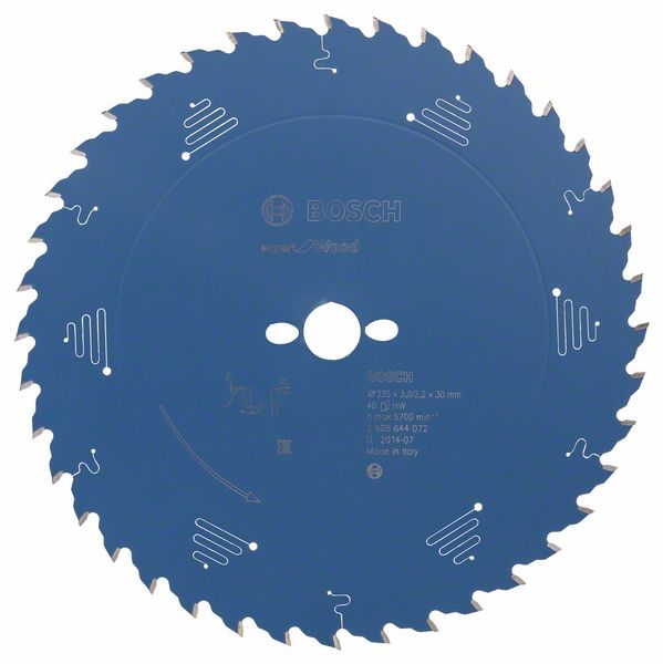 BOSCH Kreissägeblatt Expert for Wood, 335 x 30 x 3,0 mm, 40