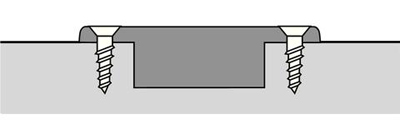 HETTICH Intermat Dicktürscharnier Spezial, Türdicke bis 43 mm (Intermat 9935), vorliegend, Öffnungswinkel 95°, Bohrbild TH 52 x 5,5 mm, zum Anschrauben (-), 73925