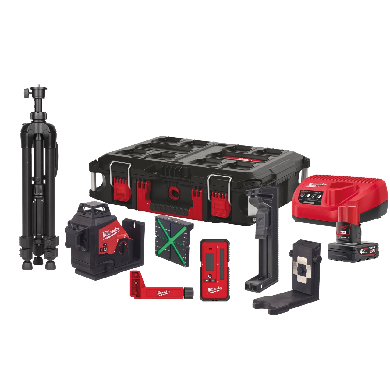 MILWAUKEE M123PLKIT-401P KREUZLINIENLASER SET