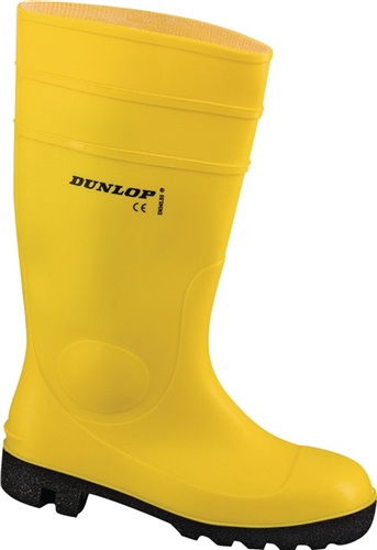 DUNLOP Sicherheitsstiefel PROTOMASTOR Gr.39 gelb/schwarz PVC S5 SRA EN20345 DUNLOP