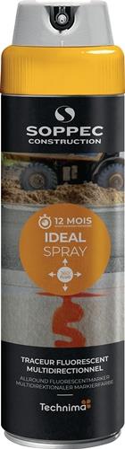 SOPPEC Markierungsspray IDEAL neonorange 500ml Spraydose SOPPEC