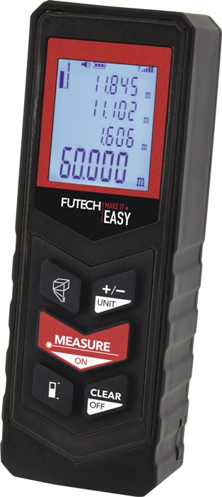 FUTECH Laserentfernungsmesser DM3560 60m ± 3mm IP 54 FUTECH