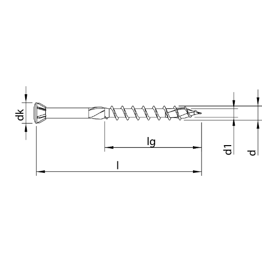 HECO TOPIX-plus 3,5 x 35, Glasleistenschraube, Linsensenkkopf mit Fräsrippen, T-Drive, Teilgewinde, verzinkt gelb, A3L