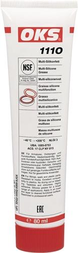 OKS Multi-Silikonfett OKS 1110 NSF H1 transp.80ml Tube OKS