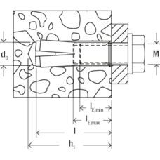 FISCHER Einschlaganker EA II M10x25