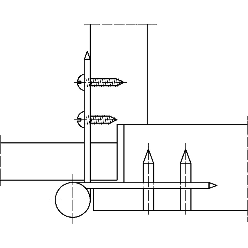 SIMONSWERK Einstemmband für Türen G 1/160