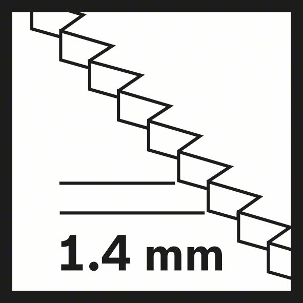 BOSCH BIM Tauchsägeblatt MAII 52 APB, Wood and Metal, 70 x 52 mm